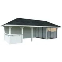 Palmako Bianca 9,60 x 3,84 m Weiß