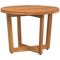 VidaXL Garten-Beistelltisch Ø 55 x 40 cm Akazie/braun