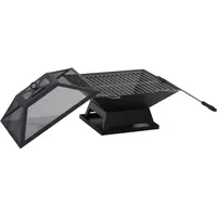 Outsunny Feuerschale Ø 34 cm Schwarz