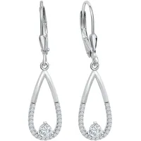 FIRETTI Paar Ohrhänger »Schmuck Geschenk Silber 925 Ohrschmuck Patentbrisur