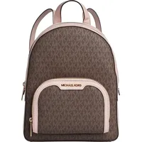 Michael Kors Damen Rucksack Powderblush Zipper 35x25x11 cm