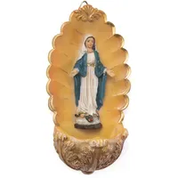 Moritz Mariafigur in Wandnische - Polyresin Heiligenfigur 14,5 cm