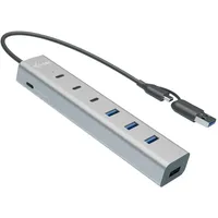 ITEC i-tec CAHUBMETAL7 USB-Hub 4+3 Port USB-A, USB-C® USB