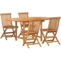 VidaXL Garten Essset 5-tlg. Teakholz