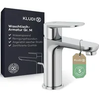 Kludi Kludi, X1 Niederdruck Waschtischarmatur, Grösse M, mit Ablaufgarnitur,