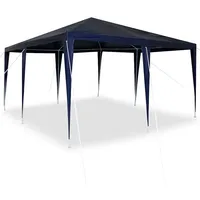 VidaXL Partyzelt Blau 4x4 m PE