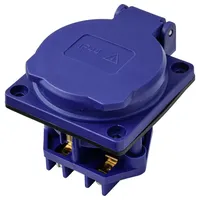 Sygonix SY-6746376 Schutzkontakt-Steckdose IP44 Blau