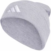 Adidas New Logo Beanie Cuff Light Grey Heather/White M/L
