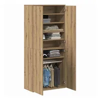 VidaXL Hochschrank Kunsthandwerk-Eiche 80x39x178 cm braun