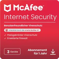 McAfee Internet Security - Abonnement-Lizenz (1 Jahr)