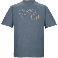 KILLTEC Herren T-Shirt Kurzarm/Rundhalsausschnitt KOS 78 MN TSHRT, Nachtblau,