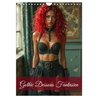 Calvendo Gothic Dessous Fantasien (Wandkalender 2026 DIN A4 hoch),