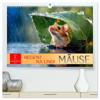 Calvendo Regen? Na und! Mäuse (hochwertiger Premium Wandkalender 2026