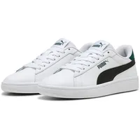Puma Smash 3.0 L JR Sneaker White Black-Green Terrain,