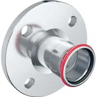 Geberit Mapress C-Stahl Flansch PN 6 mit Pressmuffe d88,9