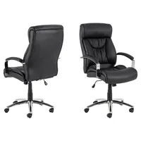 AC Design Benson Bürostuhl PolyurethanKunstleder schwarz. | Schwarz