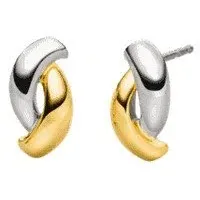 Boccia Titanium Boccia 05103-02 Damen-Ohrringe Titan Ohrstecker Bicolor