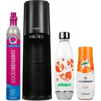 Sodastream Terra black + Sirup Miranda 440 ml