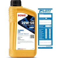 Rowe HIGHTEC TURBO HD 20011 20W-50 1 l