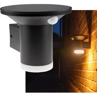 ChiliTec LED Solar Wandleuchte 'SWL-AS500' IP44, warmweiß 3000K, PIR