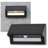 ChiliTec Solar LED Wandleuchte Kunststoff 11,0 cm mit Bewegungsmelder