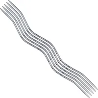 Addi Strumpfstricknadeln CrasySnake Lace", Aluminium, 15 cm
