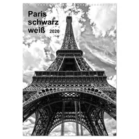 Calvendo Paris schwarz weiß 2026 (Wandkalender 2026 DIN A3