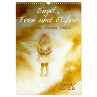 Calvendo Engel, Feen und Elfen (Wandkalender 2026 DIN A3