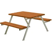 Plus Picknicktisch Alpha Stahl-Holz 118 x 161 x 73
