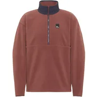 Jack Wolfskin Sumetro HZ Men Fleecepullover - rotbraun