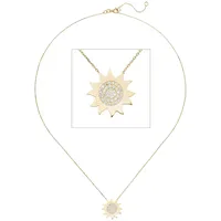 Jobo Collier Kette mit Anhänger Sonne 333 Gold Gelbgold