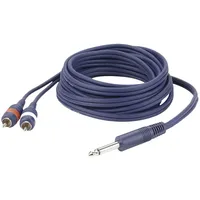DAP AUDIO DAP-Audio FL33 – Mono-Klinkenstecker auf 2 Cinch-Stecker