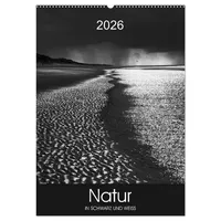 Calvendo Natur in Schwarz und Weiß (Wandkalender 2026 DIN