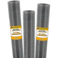 Aquagart 60m x 1m Volierendraht Drahtgitter Schweissgitter Wühlmausgitter Drahtgeflecht