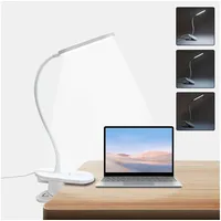 Lqwell LQWELL® Klemmlampe Leselampe Bett, Dimmbare Klemmleuchte, 3 Helligkeitsstufen