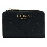 GUESS Phoebe SLG Zip Around Card Case Portemonnaie schwarz
