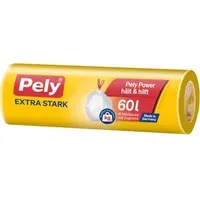 Pely Müllbeutel Extra stark 60,0 l transparent, 10 St.