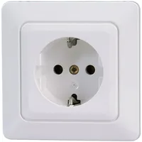 Heinrich Kopp Schuko-Steckdose 1 St. Weiß
