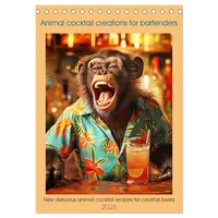 Calvendo Animal cocktail creations for bartenders (Desk Calendar... 2026