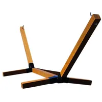 QLS Hängemattengestell aus Holz XXL 350 cm wetterfest bis
