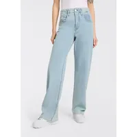 Herrlicher High-waist-Jeans "Baggy Straight Denim Light", Damen, Gr. 29,