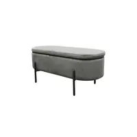 ByLIVING Polsterbank NOVA grau 95 x 42 x 37,5