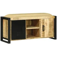 VidaXL Bankschrank 100x35x50 cm Massivholz Mango