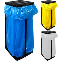DEUBA DEUBA® 3x Müllsackständer Mülltrennsystem 70 x 35 x