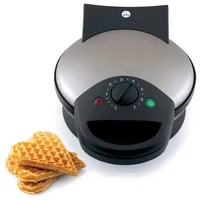 Wilfa WM-623 Waffeleisen BELL, 23cm, 1.400W, Edelstahl/schwarz