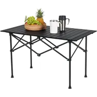 Relaxdays Campingtisch, Faltbarer Beistelltisch, HBT 55 x 95 x