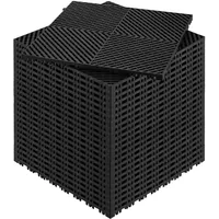 Vevor 24 x ineinandergreifende Drainagematte Duschmatte 415 x 415