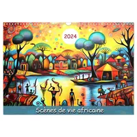 Calvendo Scènes de vie africaine (Calendrier mural 2026 DIN