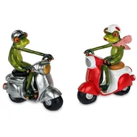 Formano Süßer Frosch ~ Mann auf Roller ~ Deko