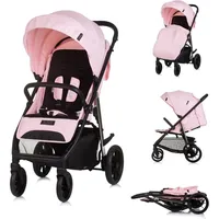 Chipolino Kinderwagen Buggy Insta, Fußabdeckung, Federung, Korb, Gurt, klappbar